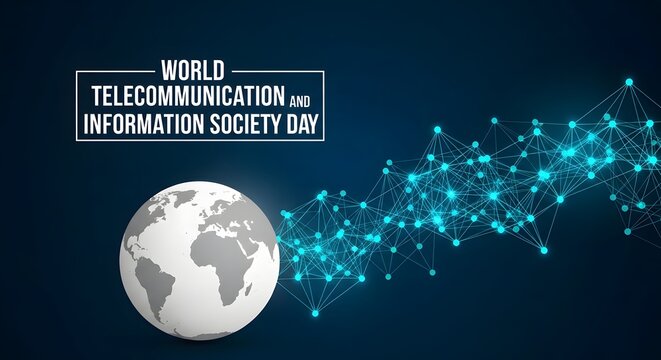 World telecommunication and information society day celebration graphic