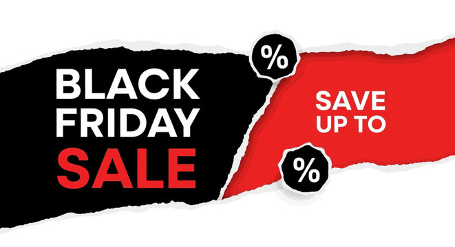 Black Friday Sale Announcement - Save Up To Percentage Discount
