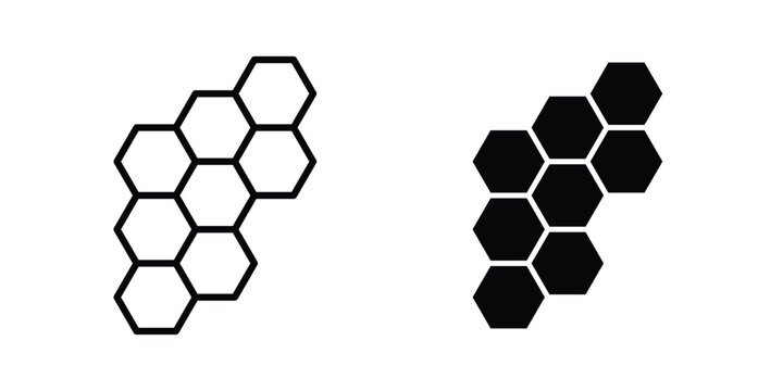Honeycomb icon concepts for website projects