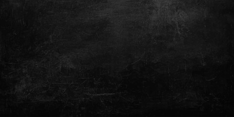 A dark grunge chalkboard backdrop with an empty aged paper texture, vintage grey concrete pattern. Dark charcoal grey slate texture background, moody industrial stone surface. weathered grit and grain © Creative Arts