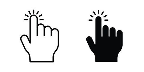 Fototapeta premium Touch icon concepts for website projects