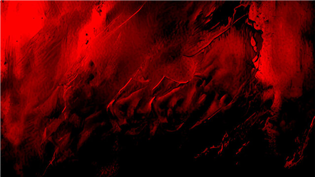 Abstract Vector Red art with dark shadow, crimson and scarlet shades with ebony color creating visual depth with texture and artistic aesthetic.
