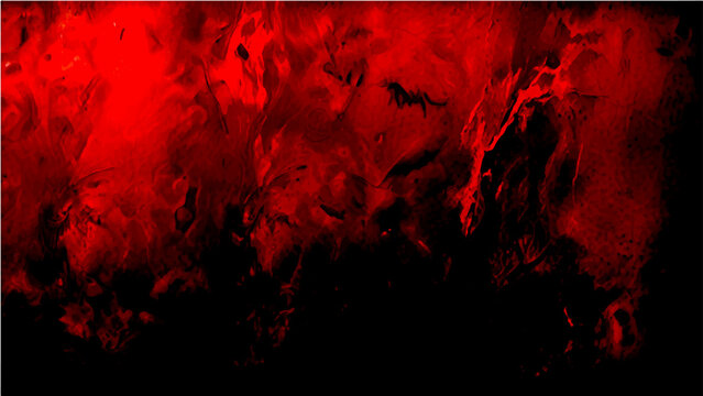 Abstract Vector fiery background dramatic red and black background, simulating smoke and flame textures and artistic expression.