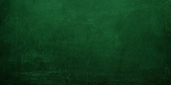 Deep green grunge texture background with distressed vintage border and weathered mottled paper effect surface. aged dark brown patterns on blank canvas material design for an old retro wall backdrop