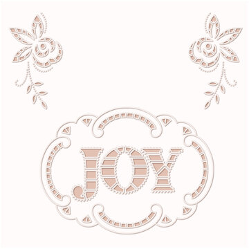 floral hole embroidery broderie t-shirt embroidery slogan joy