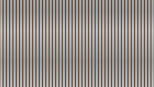 Corrugated steel panel with metal silver texture and zinc iron sheet. Roof container and white wall plate with tiled aluminum pattern. Vertical siding design with ribbed surface and frosted glass.