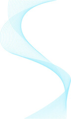 Vertical blue wave pattern, flowing line design, abstract corporate technology background template © New Asia
