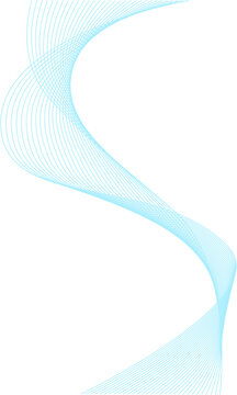 Vertical blue wave pattern, flowing line design, abstract corporate technology background template