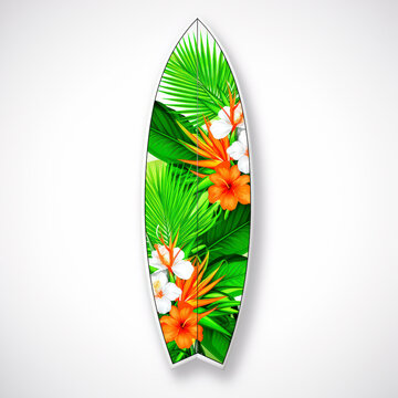 vector, oleaje, ilustraci&oacute;n, tabla de surf, playa, arte, designio, verano, junta, surf, decoraciones, vacaciones, mar, navida, tropical, flor, dechado, acomodador, naturaleza, &aacute;rbol, icono, adorno, an