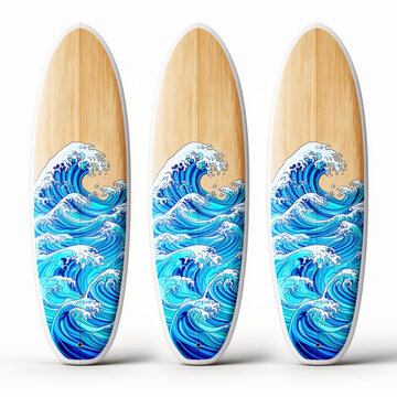 vector, oleaje, ilustraci&oacute;n, tabla de surf, playa, arte, designio, verano, junta, surf, decoraciones, vacaciones, mar, navida, tropical, flor, dechado, acomodador, naturaleza, &aacute;rbol, icono, adorno, an