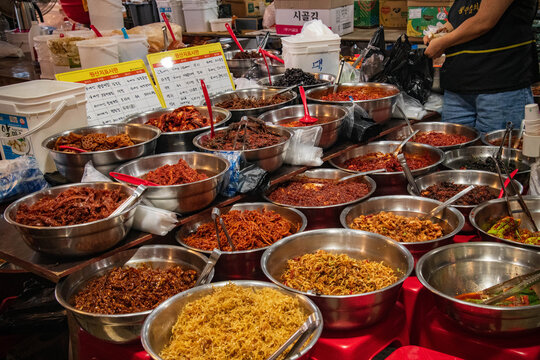 March&eacute;, Jeju, Cor&eacute;e du Sud, Asie