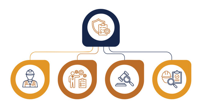 Business icons, workflow diagram, process flow, infographic elements, vector set