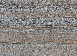 Obraz premium Textured background of gray and brown wood