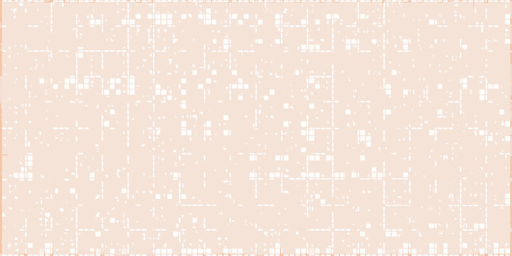Pale peach graph paper background seamless vector pattern