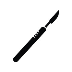 Fototapeta premium Professional Medical Surgical Scalpel Sharp Blade Tool