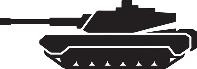 Obraz premium military industry, balck icon silhouette vector