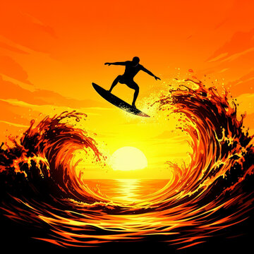 silueta, atardecer, mujer, brincar, sol, cielo, gente, libertad, deporte, playa, amanecer, carrera a pie, naturaleza, salto, felicidad, corredor, verano, alegr&iacute;a, ilustraci&oacute;n, correr, anaranjada, ener