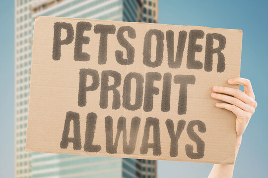 "Pets Over Profit Always" research confirms animal welfare measurably suffers when profit is prioritised over pet care. PETS. REAL. ANIMAL. MODERN. CARE.