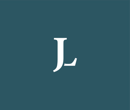 Large white letter J on dark blue background
