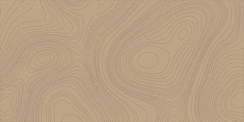 Brown Topographic Map Background with Contour Lines Texture, Seamless Abstract Geographic Vector Pattern for Design © Creative Lis
