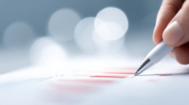 hand checking action plan checklist with growth chart and target icons, business strategy and goal implementation concept