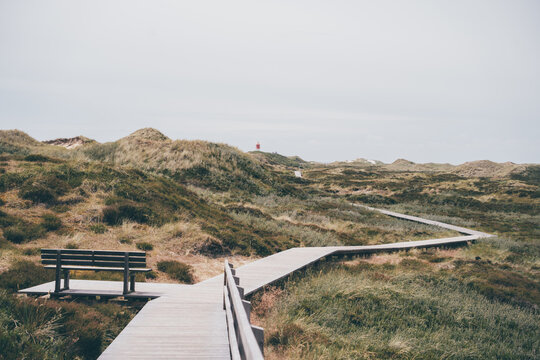 Inselwanderung durch die D&uuml;nenlandschaft von Amrum