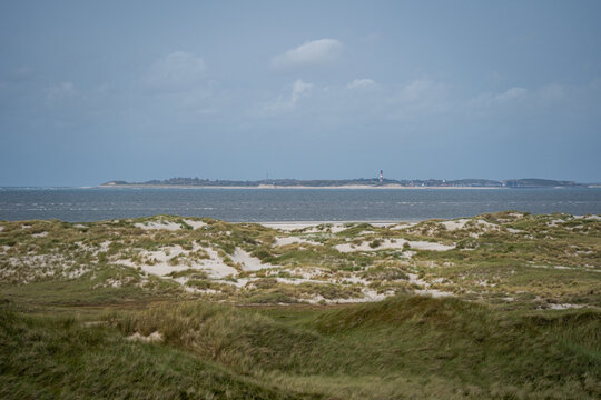 Ausblick vom Quermarkenfeuer auf Insel Sylt