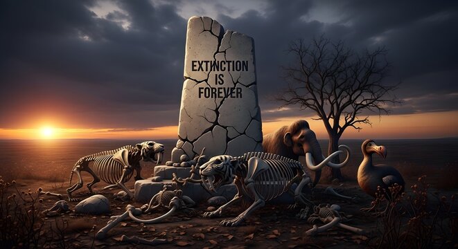 Extinction reminder a somber image for endangered species day conservation wildlife crisis