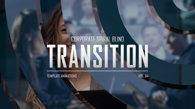 Corporate Spiral Blind Transition / Horizontal / Part 04