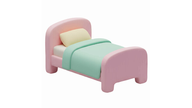 Modern upholstered single bed design
