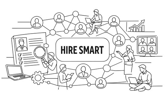 Business Ethics Values. Clean editorial banner scene about core values and business ethics, two professionals beside an oversized heart shield and giant