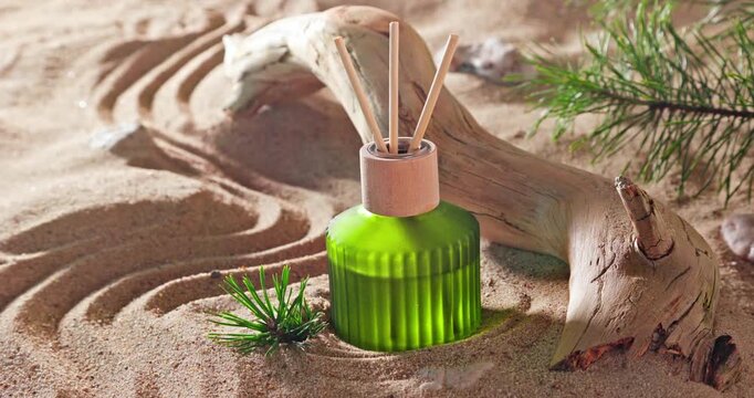 Unique fragrance diffuser smelling of summer and holidays.