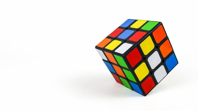 Rubik's Cube invented by a Hungarian architect Erno Rubik in 1974 on April 27, 2026 in Bogor, Indonesia