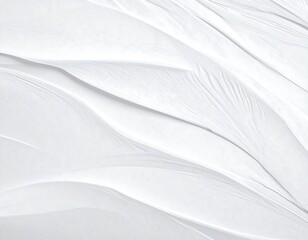 Obraz premium White fabric is draped, creating folds and shadows. Light and airy, it evokes a sense of movement and softness