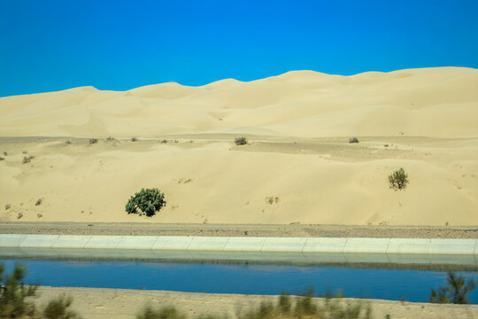 Algodones dunes also known as Sand Toy Capital of the World along Interstate-8 in California immediately west of Yuma, AZ