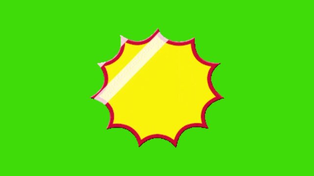 vector illustration of a label