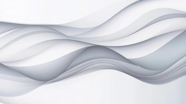 Abstract Gray Wave: Elegant waves in soft grays dance across a minimalistic canvas, creating a sense of fluid movement and modern design.