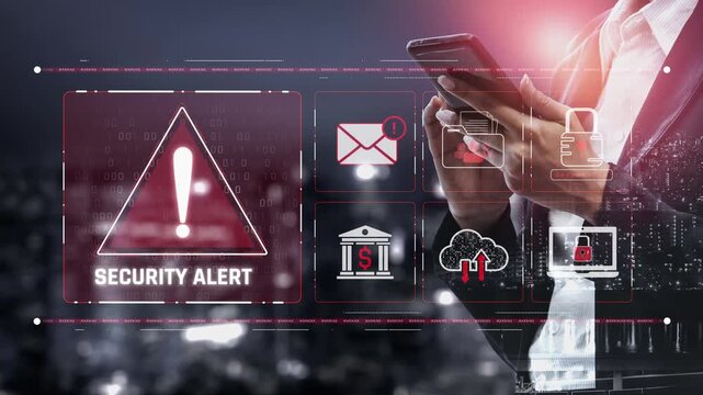 Cybersecurity threat focuses on cybersecurity, threat, and data breach with strong emphasis on system protection, data integrity, and security risks Marrow