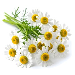 Fototapeta premium Chamomile (Matricaria chamomill) sedative, medicinal 