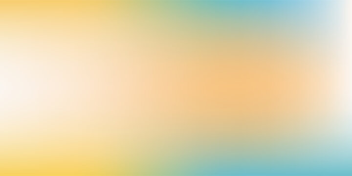 Blurred color gradient background, abstract turquoise blue yellow grain gradation texture, vector soft khaki texture abstract background