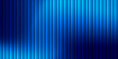 Fototapeta premium Futuristic abstract background with glowing vertical stripes, smooth gradient transition from deep dark blue to light cyan, coco diadikan walpapper and poster design Vol 4