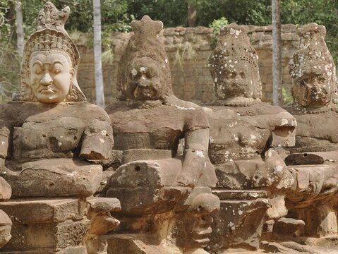 buddha statue at wat phra si sanphet in ayutthaya