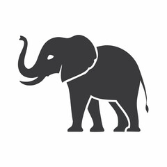 Obraz premium Stylized Elephant Icon