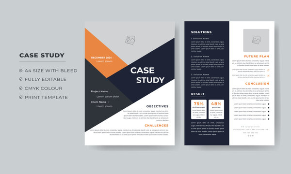 business case study template and case study layout for your business
