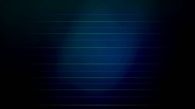 Dark blue background with horizontal glowing lines and soft light