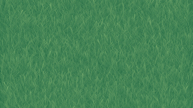 Lush green grass lawn texture natural meadow blades for football or soccer background.