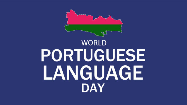World portuguese language day banner
