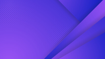 Obraz premium Sleek minimalist background with purple and blue diagonal layers and a subtle halftone dot texture for a modern corporate look