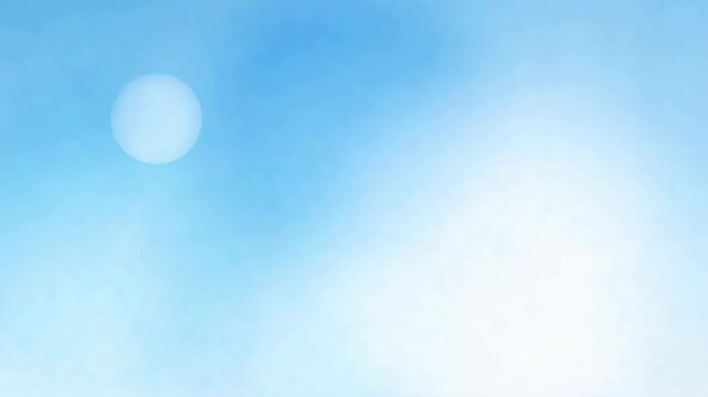 Abstract blue light bokeh effect