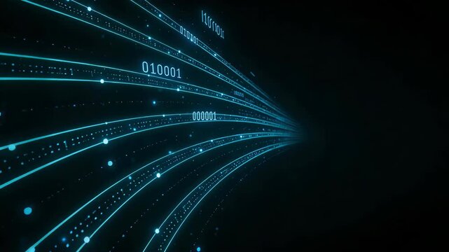 Binary data streams in digital space